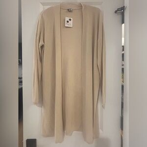 NWT Cozy Co. Lightweight Open-Front Cardigan | Soft Knit Layering Piece | Cream